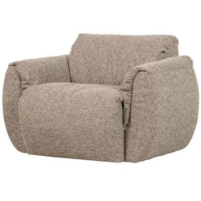 Woood Baggy draaifauteuil geweven Bruin Melange Woood Baggy draaifauteuil geweven Bruin Melange