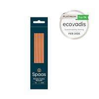 Verjaardagskaars sticks roze/goud 10st Spaas - Spaas - thumbnail