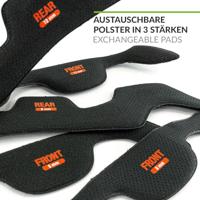 Melon Urban active fietshelm zwart/wit maat 46-52 cm - thumbnail