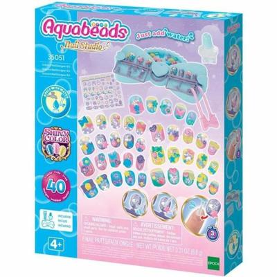 Mijn Manicureset - AQUABEADS - Eenhoorn - 40 Nagels - Stickers