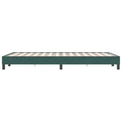 Bedframe zonder matras 120x220 cm fluweel donkergroen