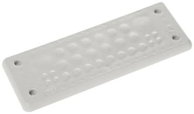 Trelleborg MH-24 F 30-2 LIGHT GREY UL94 V-0 IP65 TPE Screw Doorvoerplaat TPE Grijs 1 stuk(s)