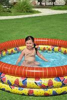 Bestway Opblaasbaar Kinderzwembad 3 ringen Vlinders 168x38 cm +2 Jaar Tuin 51202 - thumbnail