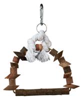 TRIXIE BOOGSCHOMMEL MET HOUTEN BLOKJES SCHORSHOUT 15X20 CM 3 ST - thumbnail