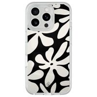 iPhone 16 Pro hybride hoesje - Noir bloom - thumbnail
