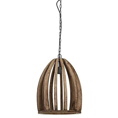 Light & Living Hanglamp 'Haranka' 38cm, Mangohout, kleur Chocoladebruin Light & Living Hanglamp 'Haranka' 38cm, Mangohout, kleur Chocoladebruin