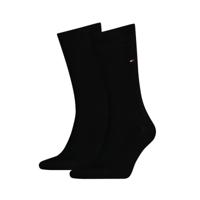 Tommy Hilfiger Sock classic 2 pack 200 black Zwart maat 4346 - thumbnail