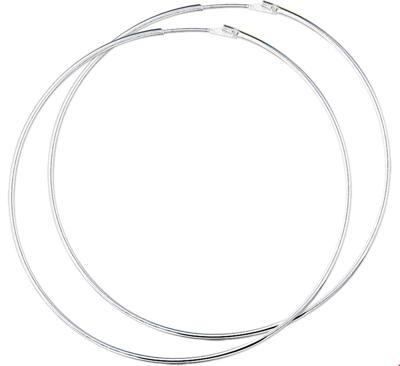 TFT Creolen Ronde Buis Zilver Glanzend 1.5 mm x 44 mm