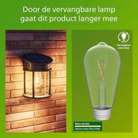 Philips LED Geri 929004633001 Wandlamp op zonne-energie met bewegingsmelder LED 3.2 W Zwart - thumbnail