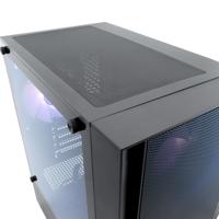 ATX Semi-toren BehuizingCoolBox COO-CHA-GM220B-0 Zwart - thumbnail