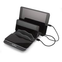 TA-7 4 port USB hub Qi fast wireless charging pad - thumbnail