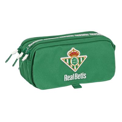 Pennenetui met 2 vakken Real Betis Balompié Groen 21,5 x 10 x 8 cm