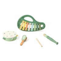 Classic World houten vintage muziekinstrumenten set, 5dlg. - thumbnail