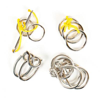 Eureka Metalen breinpuzzels expert, 4st. Eureka Metalen breinpuzzels expert, 4st.