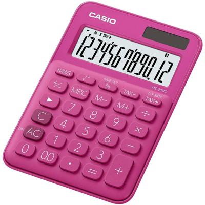 Casio bureaurekenmachine MS-20UC, rood Casio bureaurekenmachine MS-20UC, rood