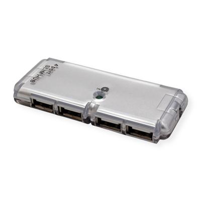 VALUE USB 2.0 Mini Hub, 4 poorts, geen voeding
