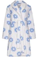 Fleece bloemetjes badjas Rebelle - thumbnail