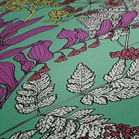 Architects Paper Floral Impression - Groen - Bloemrijk - 377516 - thumbnail