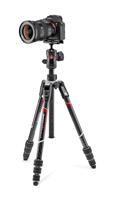 Manfrotto Befree Reistatief Kit, Befree Carbon., zwart/rood - thumbnail