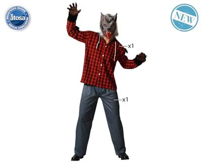 Kostuums voor Volwassenen Weerwolf Halloween - Maat: XXL - Maat: XXL