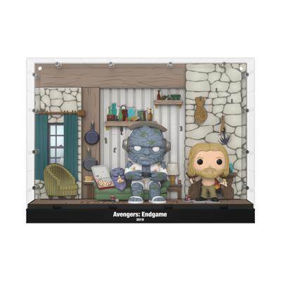 Marvel: Avengers Endgame Funko Pop! Moment Deluxe Vinyl: Miek/Thor/Korg - Thor's House