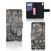 Xiaomi Redmi 7A Telefoonhoesje met Pasjes Krokodillenprint - thumbnail