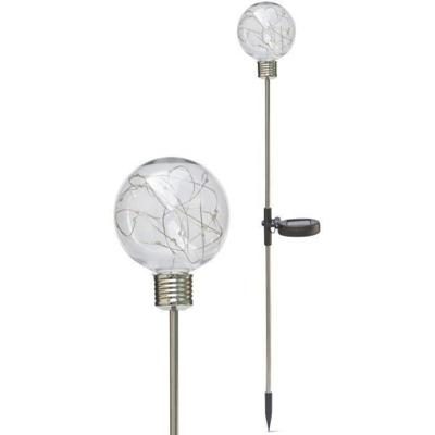 Solarborder - GARDEN ID Lamp - Ø8 h70 cm - Autonomie 6 tot 8 uur - Aan/uit knop - Oplaadbare AAA batterij