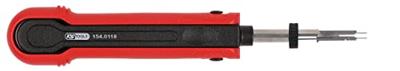 KS Tools 154.0118 Ontgrendelgereedschap voor platte stekker/platte stekkerhulzen 2,8 mm (KOSTAL SLK), 1-voudig verstelbaar KS Tools 154.0118 Ontgrendelgereedschap voor platte stekker/platte stekkerhulzen 2,8 mm (KOSTAL SLK), 1-voudig verstelbaar
