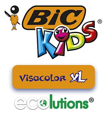 BIC visa color kleurstiften, lijndikte 3 mm, rood, 12 stuk/ 1 doos - thumbnail