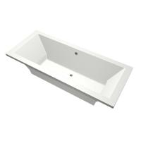 Ligbad Society 190X80X50 cm Gebroken Wit MegaBath - thumbnail