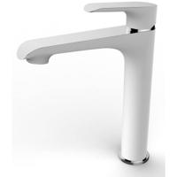 Xellanz Tarma Eenhendel Wastafelkraan - Verhoogd - Wit/Chroom - thumbnail