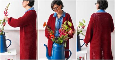 Vest om in te wonen Haakpatroon