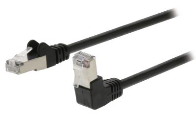 Valueline VLCP85125B50 Cat5e Sf/utp Netwerkkabel Rj45 (8/8) Male - Rj45 (8/8) Male 5.00 M Zwart