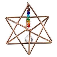 Hangende Merkaba met Chakra Kristal - thumbnail