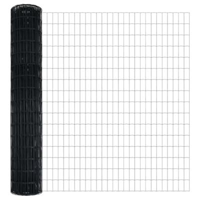 Euro Hek Grijs 1.6 x 10 m PVC-gecoat ijzer