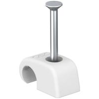 OBO Bettermann 2228420 Nagelklem Zuiver wit 100 stuk(s) - thumbnail