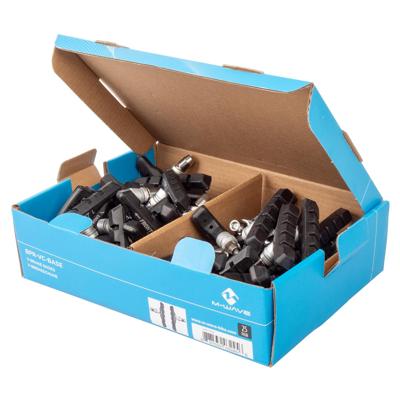 M-Wave base v-brake remblokken 72mm asymmetrisch per 25 paar