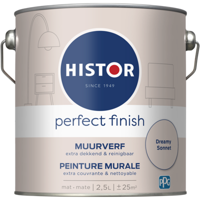 Histor Perfect Finish Muurverf Mat - Dreamy Sonnet - 2,5 liter
