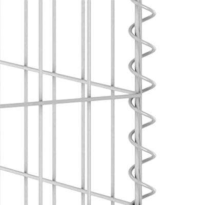 Schanskorfmuur container 110x100x110 cm gegalvaniseerd staal Schanskorfmuur container 110x100x110 cm gegalvaniseerd staal