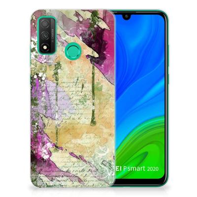 Smartphone hoesje Huawei P Smart 2020 Letter Painting Smartphone hoesje Huawei P Smart 2020 Letter Painting