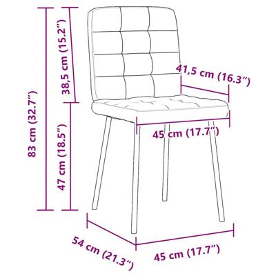 Eetkamerstoelen 6 st fluweel lichtgrijs