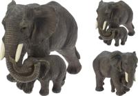 Olifant met baby 28 cm 2ass Nampook - Nampook - thumbnail