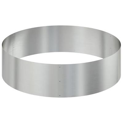 Tuin Bloempot Zilver 120 x 120 x 20 cm Gegalvaniseerd staal