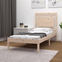 Bedframe massief hout 100x200 cm - thumbnail