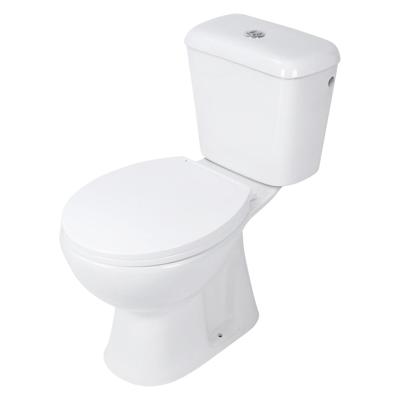 Differnz toiletpot duoblok staand achter onder onderuitlaat keramiek wit 72.5 x 65.8 x 35.5 cm