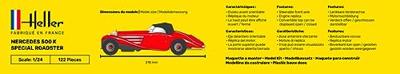Heller 56710 STARTER KIT 500 K Special Roadster Bouwpakket Schaal 1:24 - thumbnail