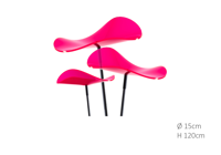 3 stuks! Zonnevangers Lucy Rood-Roze (kleur fuchsia) medium 120x15 cm Cazador Del Sol - Cazador del sol - thumbnail