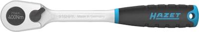 HAZET HiPer fijnvertande omschakelratel · kort 916HPK · 1/2 inch (12,5 mm) vierkant massief · Lengte: 200 mm