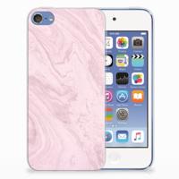 Apple iPod Touch 5 | 6 | TPU | Siliconen hoesje | Marble Pink - Origineel Cadeau Vriendin - thumbnail
