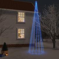 VidaXL Kerstboom met grondpin 1134 led&apos;s blauw 800 cm - thumbnail